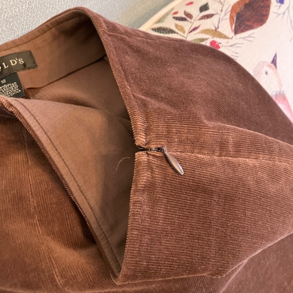 Pinwale Corduroy Slacks with Embellishments - Picture 2 of 7